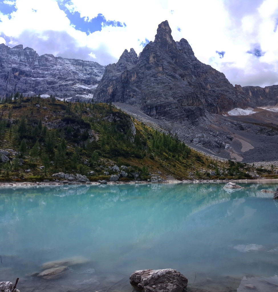 Lago di Sorapiss hike, Cortina, Dolomites, italy