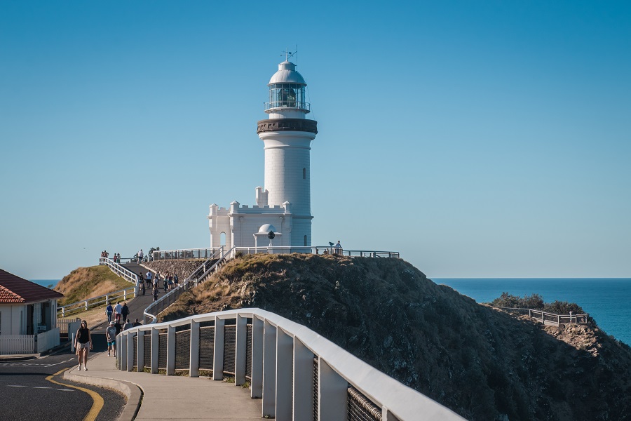 The scenic Byron Bay Lighthouse